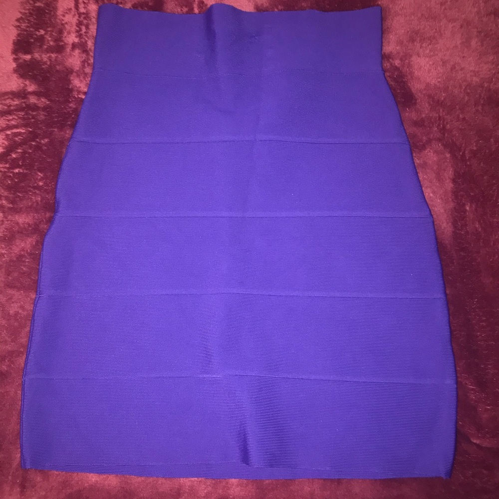 Purple pencil skirt